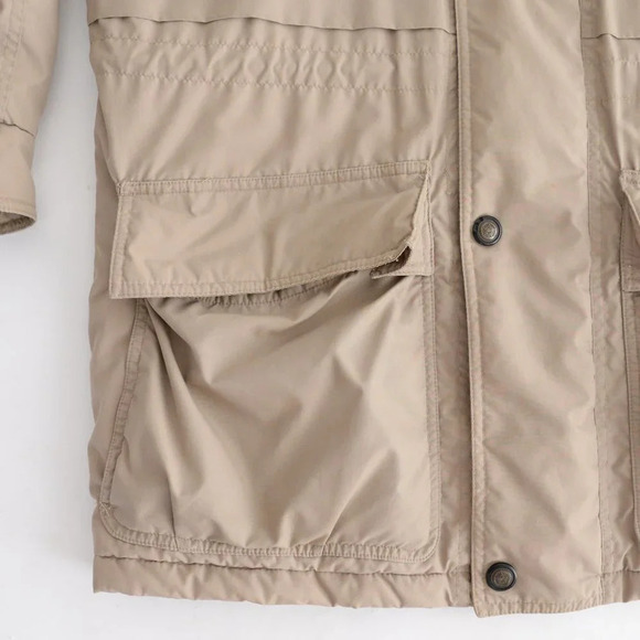 Vintage London Fog Taupe Parka Jacket -  Size 38R - Picture 13 of 15